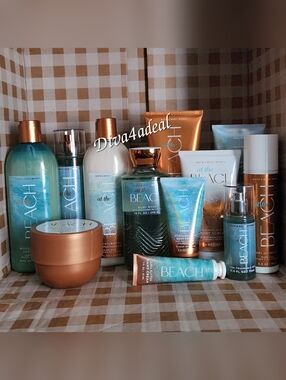 Bath & Body Works AT THE BEACH 12PC Collection Bundle